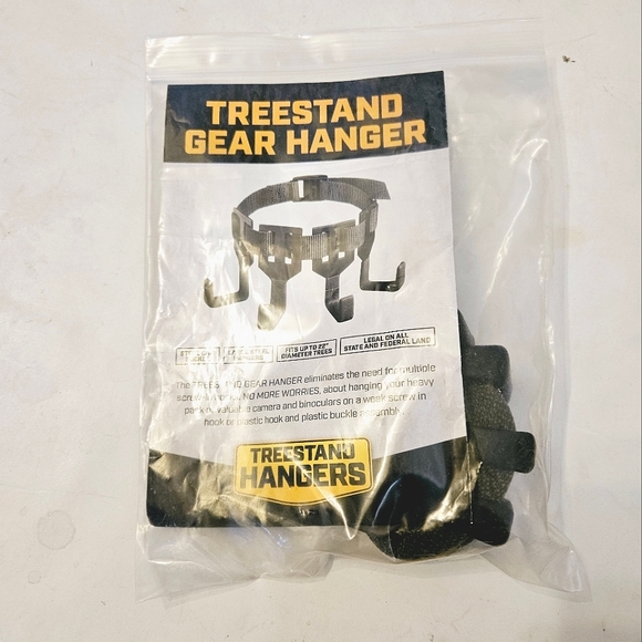 Heavy Duty Hunting Tree Stand Hooks for Secure Gear Storage Non Slip Straps - Picture 4 of 5